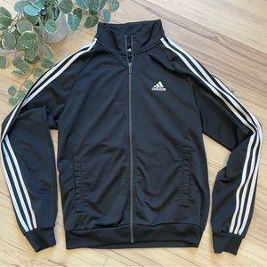 ADIDAS ESSENTIALS WARM-UP TRICOT 3-STRIPES TRACK JACKET 
Women’s Size Small